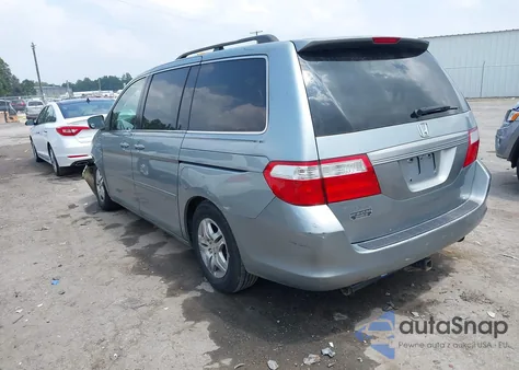 2007 Honda Odyssey Ex из США, поврежденный, VIN 5FNRL384X7B088588